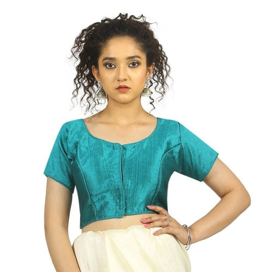 Light Blue |Fantom Silk |Blouse Apparel & Accessories 32 34 36 Blouse blouses blue itefaq sky blue thehangrlight-blue-fantom-silk-blousethehangr-293789