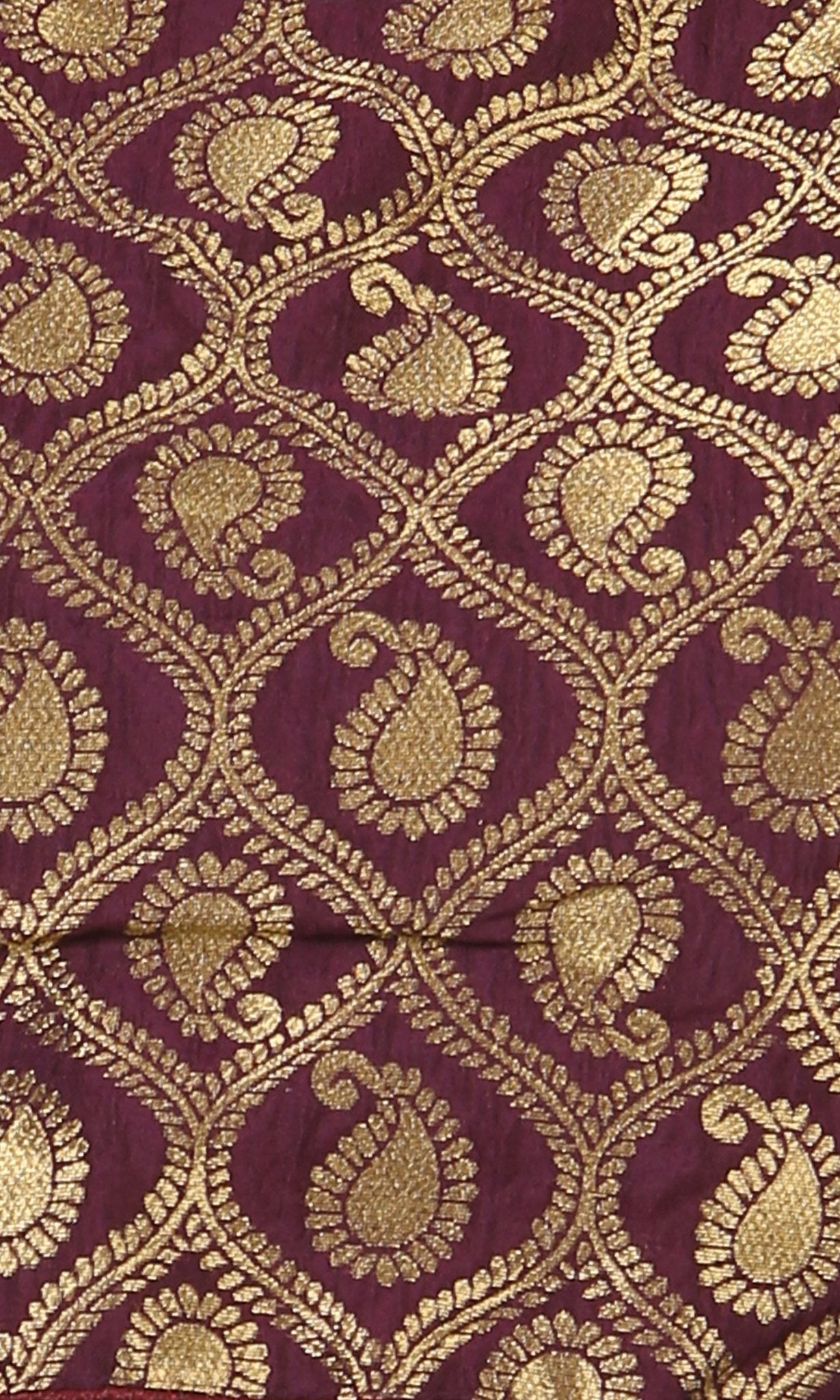 Purple |Gold |Brocade |Blouse Apparel & Accessories 32 34 36 Blouse blouses golden Lehza Purple thehangrpurple-gold-brocade-blousethehangr-382745