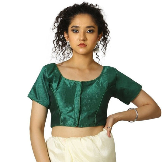 Sea Green |Fantom Silk |Blouse Apparel & Accessories 32 34 36 Blouse blouses Green itefaq sea green thehangrsea-green-fantom-silk-blousethehangr-648083