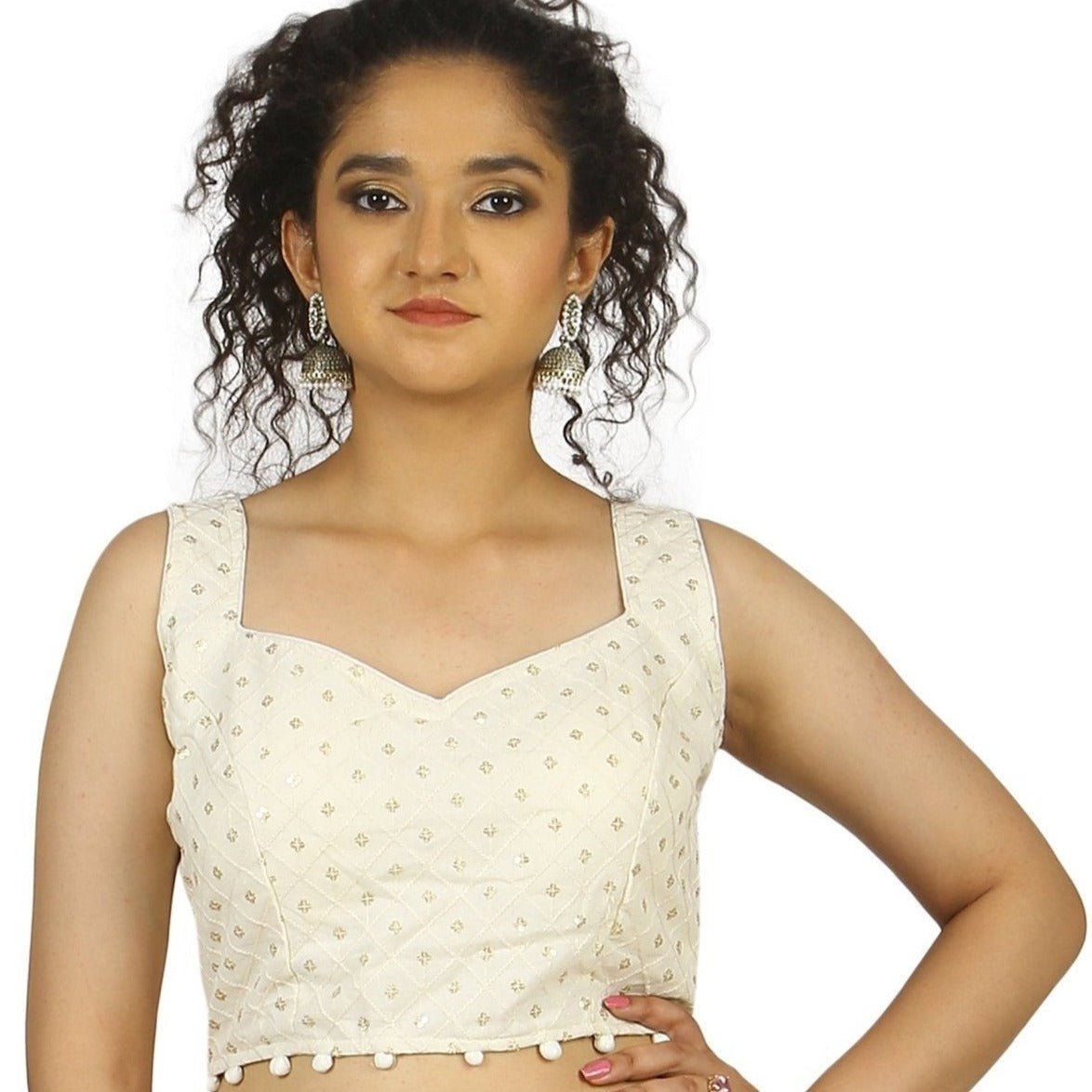 Dyable |White |Blouse Apparel & Accessories 32 34 36 38 bepaq Blouse blouses white thehangrdyable-white-blousethehangr-298980